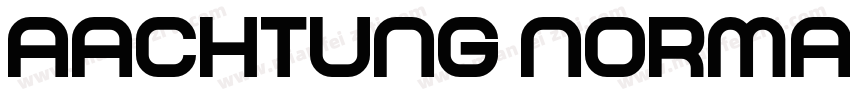 Aachtung Normal字体转换